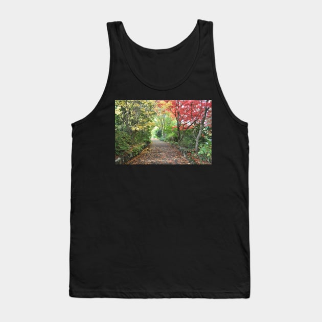 Autumn Pathway Tank Top by kathiemt